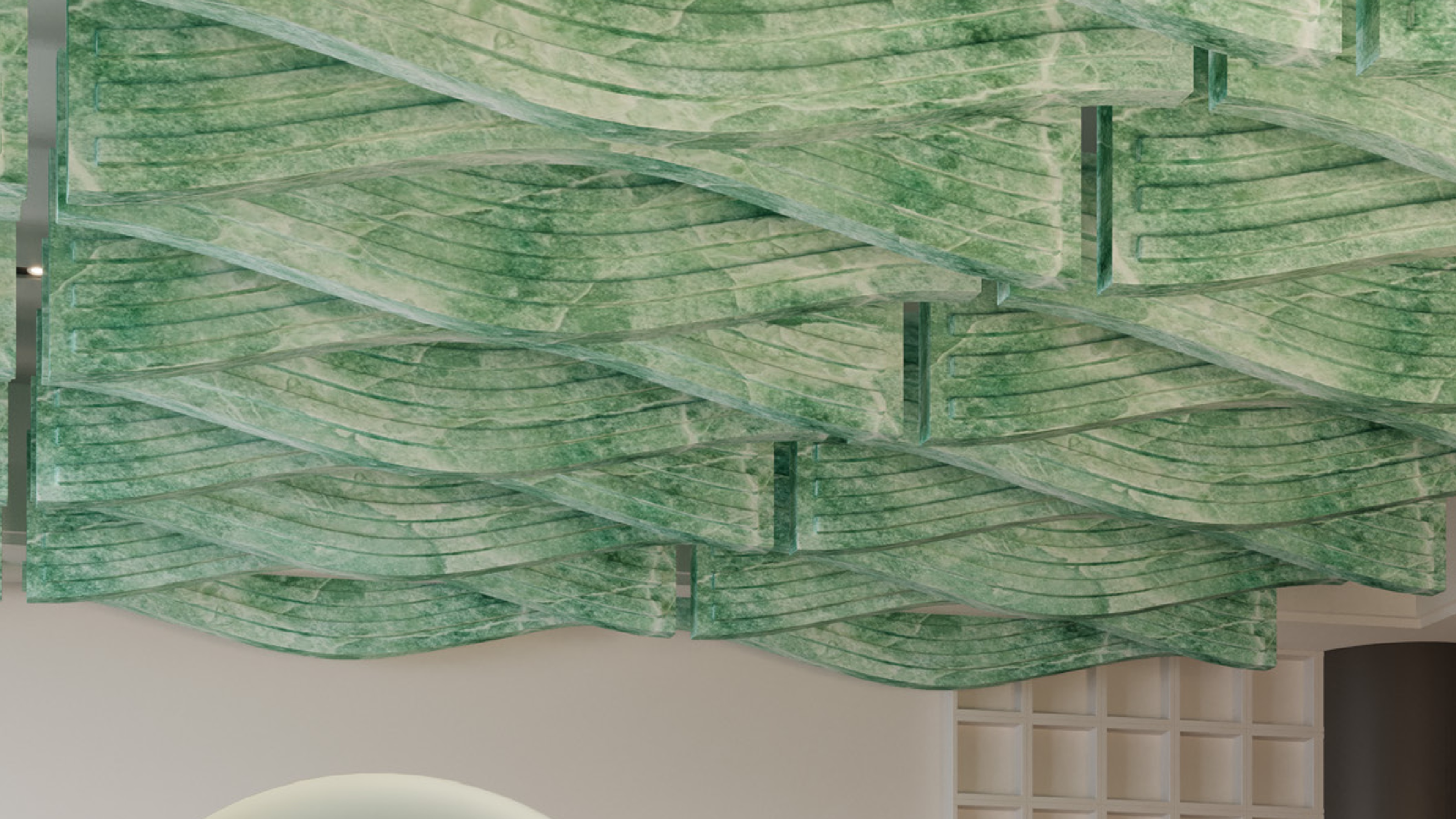BAFFLE CLASSIC ARC - DECOR PRINTED - HIGH RELIEF