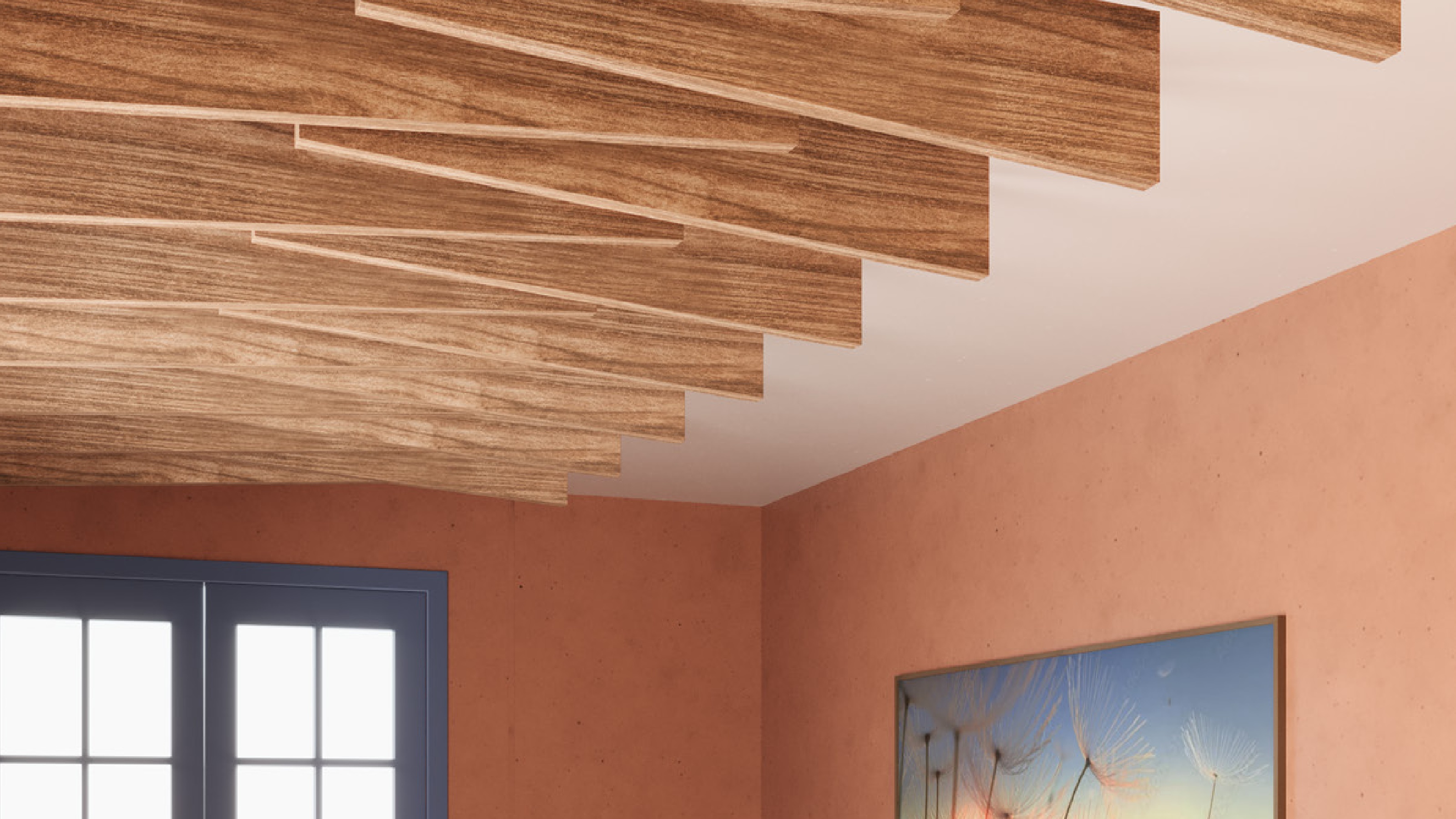 BAFFLE CLASSIC TRAPEZIUM - DECOR PRINTED