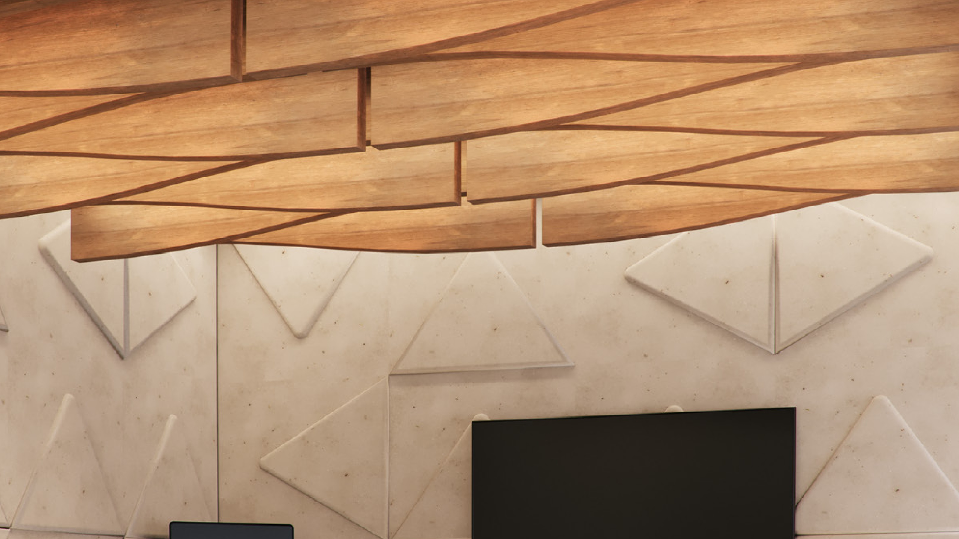 BAFFLE CLASSIC WAVE - DECOR PRINTED